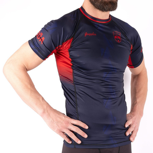 Rashguard personnalisé 240GSM Polyester Spandex | Impression par sublimation | Conception et logo personnalisés Artisanat de qualité supérieure - Product Image 3