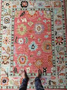 ชุดพรมลายเปอร์เซีย1ชิ้นผ้าคอตตอนปักที่หรูหราซักได้เป็นมิตรกับสัตว์เลี้ยง - Product Image 5