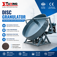 Machine de granulation d'engrais de type disque pour ligne de production d'engrais organiques, fabricant d'équipements de fabrication de granulés de compost