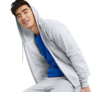 เสื้อฮู้ดซิปดีไซน์ล่าสุดปี 2025 สำหรับผู้ชาย คุณภาพสูง สตรีทแวร์ ผ้าฝ้าย ซิปแบบนินจา กันลม แห้งเร็ว - Product Image 1