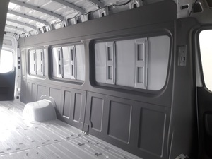Juego de molduras interiores de ABS VKM O7 2015-2016, duradero, para Mercedes Sprinter, minibús, autocaravanas, autobuses, personalizado en negro/beige/gris - Product Image 3