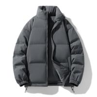 Vestes légères à col montant Conception personnalisée en gros Hommes Vestes bouffantes Mode Slim Fit Vestes bouffantes pour hommes