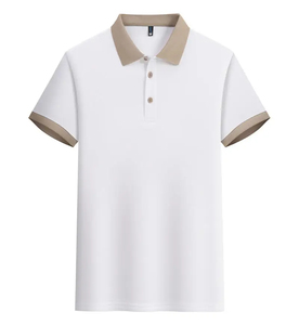 Venta al por mayor de fábrica: Nuevos polos de punto para hombre con diseño bordado, estilo oficina, de Spandex/Poliéster, polos coloridos. - Product Image 1