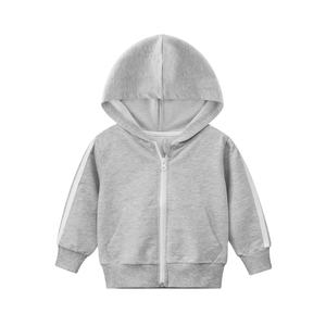 Sweats à capuche décontractés pour enfants personnalisés doux 100% coton garçons enfants sweats à capuche zippés - Product Image 4