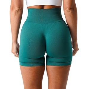 Women's High Waist Hip Lifting Pants <b>Nude</b> Large Size Fitness Pants Pilates Yoga Sports Shorts - Product Image 6