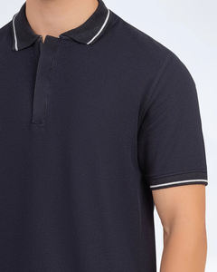 Camiseta negra ajustada para hombre, logotipo personalizado, producto más vendido, Camiseta lisa de manga corta de Golf Lisa para hombre, camiseta informal - Product Image 3