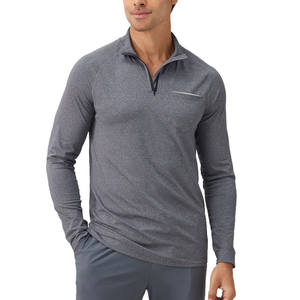 Summer Men's Fashion Long Sleeve Tshirt Casual New Quick Dry Customized Cotton Graphic Shirt 100% Cotton - Product Image 1