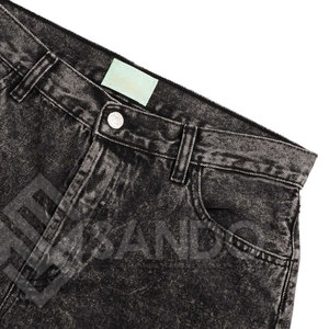 ซักกรดสำหรับผู้ชายสีพื้นสั้นสำหรับผู้ชายซักแบบสั้นทำตามสั่ง - Product Image 5