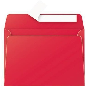 Sobres Autoadhesivos Clairefontaine Pollen DIN C6, 162 x 114 mm, 120 g/m², Papel Rojo Cereza, 20 Unidades por Paquete - Product Image 1