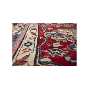 Alfombra de Lana Azul Aalam Anudada a Mano con Patrón de Medallón para Decoración de Sala de Estar o Pasillo -Paem-1170 - Product Image 3