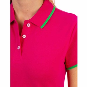 Best Selling 2025 Customized Design <b>Women's</b> Office for <b>Polo</b> T-Shirt High Quality Casual Solid Pattern Breathable Hot Selling <b>Top</b> - Product Image 2