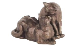 With Antique Finished Copper <b>For</b> Decor Metal Handmade Modern Lifelike <b>Garden</b> Sitting Casting Bronze Cat Statue Sculpture - Product Image 4