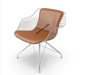 Restaurant extérieur en bois en métal corde Patio café jardin table à manger et chaise ensemble mobilier d'extérieur pour hôtel-bar et restaurant - Product Image 1