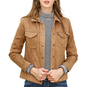 Veste en cuir unisexe respirante à manches longues de qualité supérieure Offre Spéciale - Product Image 3