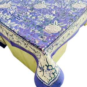 Nappe en coton et lin, nappe blanche, nappe de mariage, nappe carrée en coton, nappe rectangulaire - Product Image 2