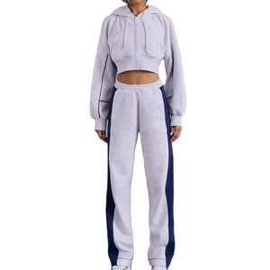 Ensemble de survêtement pour femme prêt pour l'entraînement, vêtements de sport respirants, confortables pour l'entraînement, la course à pied, les vêtements décontractés quotidiens et en solde - Product Image 1