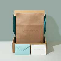 Boîte cadeau rigide en papier personnalisée Lionwrapack, emballage en papier kraft avec logo personnalisé