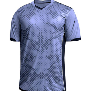 เสื้อฟุตบอลผ้าโพลีเอสเตอร์แบบแห้งเร็วระบายอากาศน้ำหนักเบาไซส์ใหญ่พิเศษออกแบบได้ตามต้องการ - Product Image 4