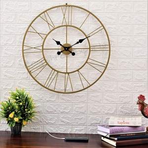Calvin Handicraft Metal <b>Wall</b> <b>Clock</b> <b>Wall</b> Hanging Home Decor Office Decorative <b>Clock</b> - Product Image 5