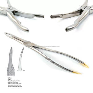 Pinzas ergonómicas manuales para extracción dental Fig. 49, para raíces superiores muy finas, de acero inoxidable quirúrgico, World Precision Surgical - Product Image 4