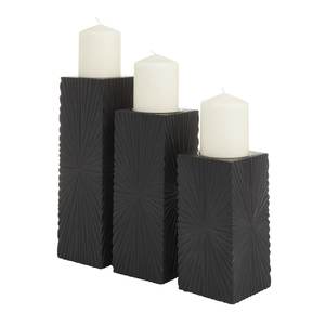 Premium Quality <b>Pillar</b> <b>Candle</b> Holder in Mango Wood in Shiny <b>Black</b> Finishing High Quality <b>Candle</b> Stick Holder for Decorative Use - Product Image 3