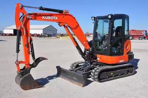 Excavadora usada Kubota de 5 toneladas, mini excavadora sobre orugas, excavadora Kubota a la venta en buenas condiciones - Product Image 3