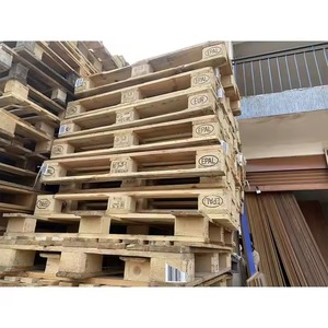 Nouvelles palettes en bois de pin européen EPAL 4 voies double face certifiées CE/ISO9001 de haute qualité à usage industriel vente en gros - Product Image 6