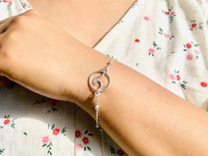 Créateur de mode populaire bijoux faits à la main 925 Bracelet de vague en argent Sterling en gros bijoux de vague en argent aux prix d'usine - Product Image 3