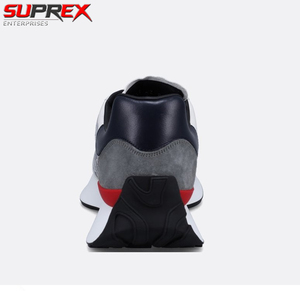 Suprex Enterprises, baskets blanches en cuir véritable à lacets, anti-odeur, avec logo, tendance, mode, décontractées, pour hommes, pour une utilisation en extérieur - Product Image 3