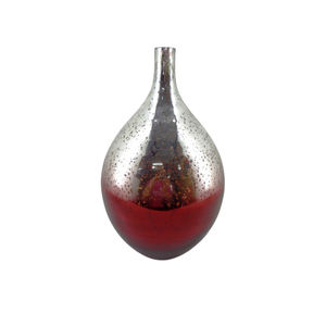 Vase à fleurs en métal de conception de classe Pot de fleur argenté antique pour le décor de salon et d'hôtel fait à la main en vrac - Product Image 3