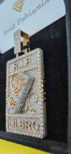 จี้ชุบทอง14K สีเหลือง4.30Ct ตัดจริง CVD ปรับแต่งชื่อได้เครื่องประดับเงินสเตอร์ลิงประดับเพชรลวดลายตัวอักษร - Product Image 6