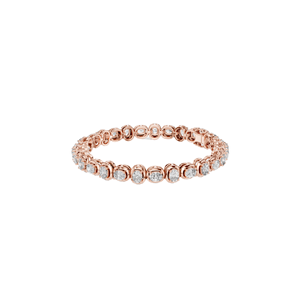 Bracelet tennis en diamant de laboratoire 6,82 CT, taille coussin, or 10KT, 14KT, 18KT et argent 925, options or rose, jaune, blanc - Product Image 5