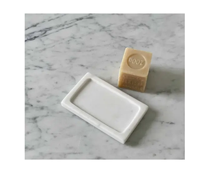 Jabonera de Mármol para Baño, Elegante Jabonera de Piedra de Mármol, Precio Accesible - Product Image 1