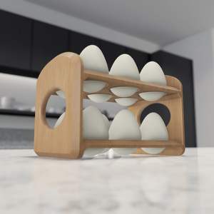 ชั้นไม้สำหรับภายในห้องครัวออกแบบให้มีรายละเอียดทางศิลปะและตกแต่งอย่างเรียบเนียนสำหรับบ้านที่ทันสมัย - Product Image 1