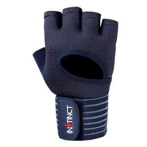 ถุงมือยกน้ำหนักสำหรับออกกำลังกาย สายรัดข้อมือแบบ unisex ครึ่งนิ้ว หนังกันน้ำ สำหรับยิม ปั่นจักรยานกลางแจ้ง ป้องกันฝ่ามือเต็มรูปแบบ - Product Image 2