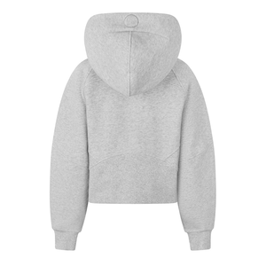 Sweat à capuche court à demi-fermeture éclair pour femmes Street Fashion Oversized Hoodie Dress for Women Casual Wear Women Casual Hoodie with Drawstring - Product Image 2