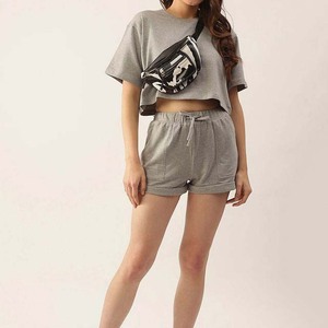 Ensembles 2 pièces pour femmes, t-shirts et shorts décontractés, tenue de sport, vêtements pour femmes, ensembles de shorts, ensemble 2 pièces pour femmes, 100% coton, 2026 - Product Image 4