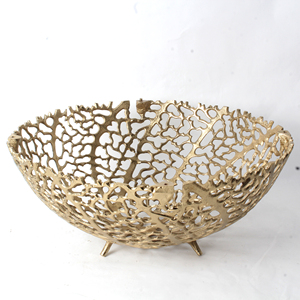 Frutero de Aluminio Fundido Hecho a Mano con Acabado Artístico, Adecuado para Hogares Contemporáneos que Buscan una Decoración Hermosa y Funcional - Product Image 3