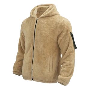 Wholesale Factory Customizable Premium Quality <b>Sherpa</b> <b>Hoodie</b> Manufacture Sublimation Oem Odm Warm Pullover Basics Hooded For <b>Men</b> - Product Image 6