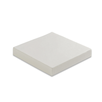 Coussin de siège de fauteuil roulant en mousse à mémoire de forme orthopédique avec gel viscoélastique 45x43x7cm Blanc Personnalisable Confortable Rafraîchissant Anti-transpiration