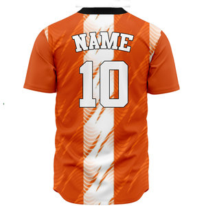 Maillot de baseball personnalisé en sublimation pour hommes, respirant, en polyester, uniforme, broderie, impression, maillot de softball vierge, uniformes - Product Image 6