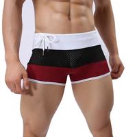 Shorts de Baño Personalizados para Hombre, Estilo Urbano, Cintura con Cordón, Secado Rápido, Transpirables, Tela de Poliéster/Algodón, Servicio OEM