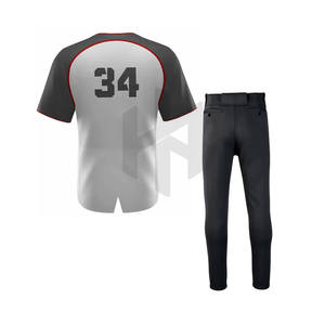 Logotipo personalizado, uniforme de béisbol ligero, uniforme de béisbol de gran tamaño a precio barato para unisex - Product Image 4