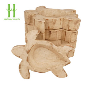 BEST SELLER HNH CRAFT Set de table artisanal en bois bohème et écologique pour fêtes, maison et décorations de vacances – Vietnam - Product Image 4