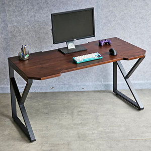 โต๊ะเกมมิ่งไม้กระถินพร้อมขาเหล็กทรงตัว K สำหรับโฮมออฟฟิศ - Product Image 2