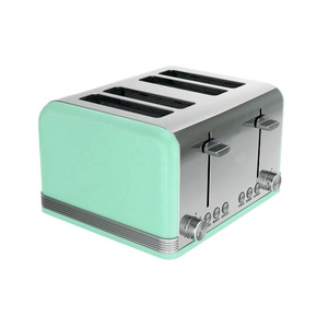 เครื่องปิ้งขนมปังโลหะไฟฟ้า4ชิ้นโปรโมชั่นการออกแบบที่เป็นเอกลักษณ์สำหรับร้านกาแฟโรงแรมบ้านโรงเรียนห้องครัวสำหรับทำขนมปังเครื่องปิ้งขนมปังแซนวิช - Product Image 6