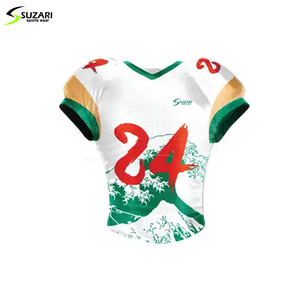 Conception OEM de haute qualité Uniforme de football américain Tops légers les plus populaires en taille XL Chemises à motifs numérotés pour une utilisation sportive - Product Image 5