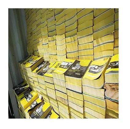 Buku tempel kertas limbah pabrikan halaman kuning/halaman kuning/pabrikan telepon berkualitas tinggi tersedia untuk dijual dengan harga murah