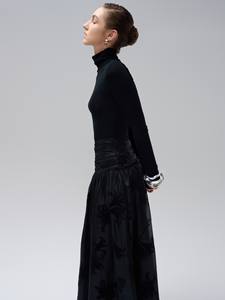 Elegant Style <b>Tops</b> <b>for</b> <b>Women</b> 2024 Trendy <b>Turtleneck</b> Gerda Knit <b>Top</b> Eco-Friendly Fabric <b>Women'S</b> Clothing Whiteant Manufacturer - Product Image 4