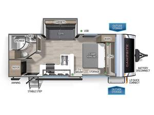 สภาพสมบูรณ์แบบ 2027 Forest River Campsite Ultra 19KB - Product Image 3